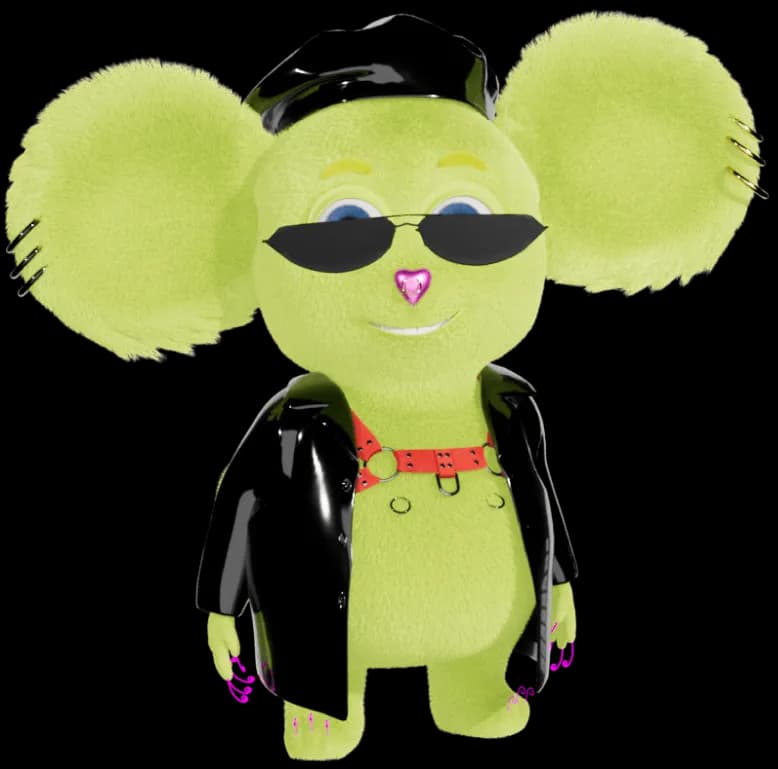 kink neon yellow koala